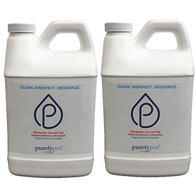 PUREFY Purefypro Disinfectant (68oz, 2pk) Kills 99.9999 Viruses HIV