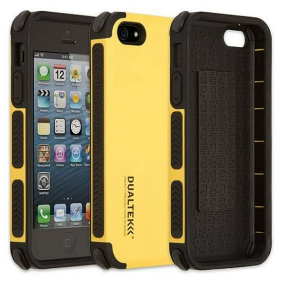 PUREGEAR YELLOW DUALTEK EXTREME RUGGED CASE COVER FOR APPLE iPHONE 5/5s/5c/SE 2016