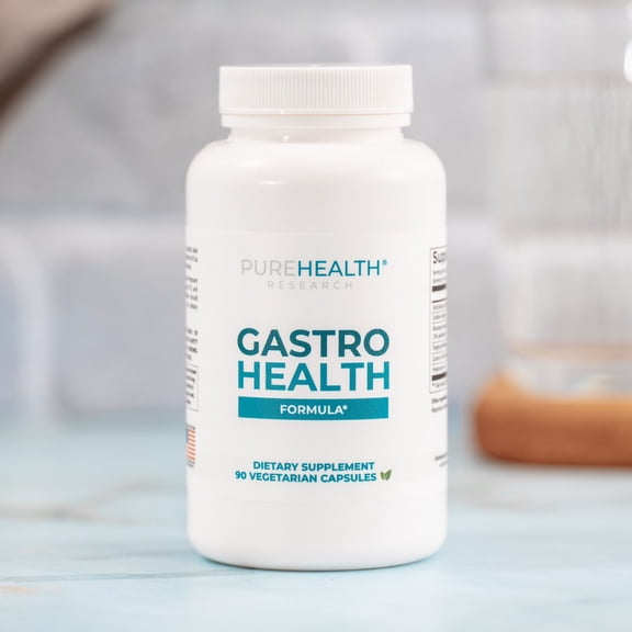 PUREHEALTH RESEARCH Gastro Health Formula - Digestive Supplement for Gut Lining Support