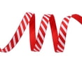 PUREKKI Christmas Stripe Ribbon for Gift Wrapping Wreath Garland ...