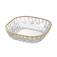 thumbnail image 1 of 9.5" Plastic Fruit Bowl with Drain Holes, 2-Tier Stackable Serving Tray for Vegetables Snacks Countertop Kitchen Dishwasher Safe, 1 of 7