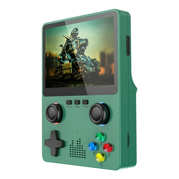 PUREKKI High-Definition Handheld Game Console with Dual Joystick and Multiplayer Support for Classic Arcade Games and Portable Gaming Experience