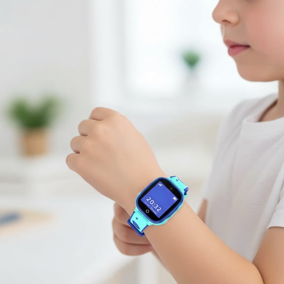 PUREKKI Youth Smart Watch with Two-Way Calling, Built-in Camera, Location Tracking, Game Features, and Extended Battery for Youngsters