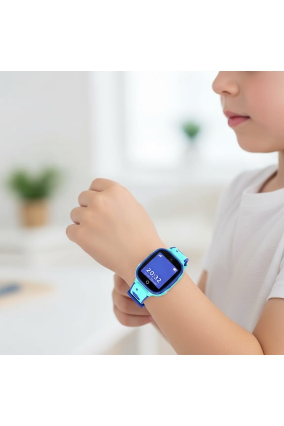 Youth Smart Watch with Two-Way Calling, Built-in Camera, Location Tracking, Game Features, and Extended Battery for Youngsters