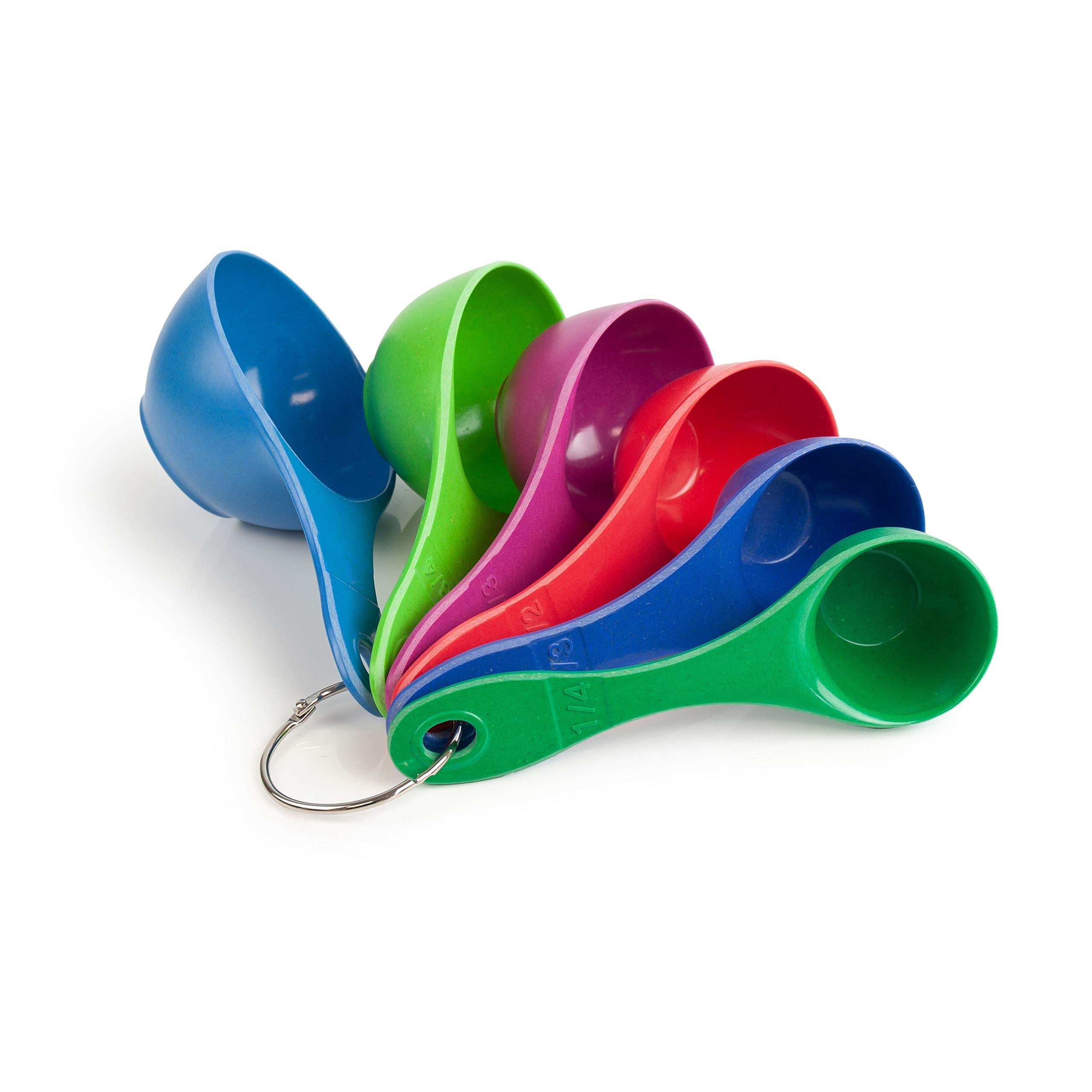 Measuring Cub Architec EcoSmart Purelast Measuring Cups, 6 Piece Set, 1/4C, 1/3C, 1 ...