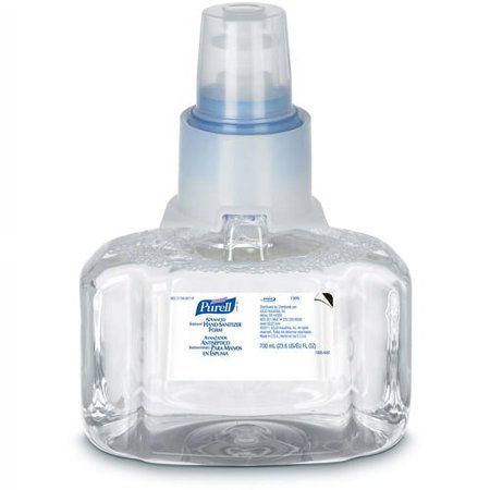 PURELL® Advanced Hand Sanitizer Foam Refill - Clean Scent - 23.7 fl oz (700 mL) - Pump Bottle Dispenser - Kill Germs - Hand - Clear - Removable Pump, Durable - 1 Each | Bundle of 10 Each