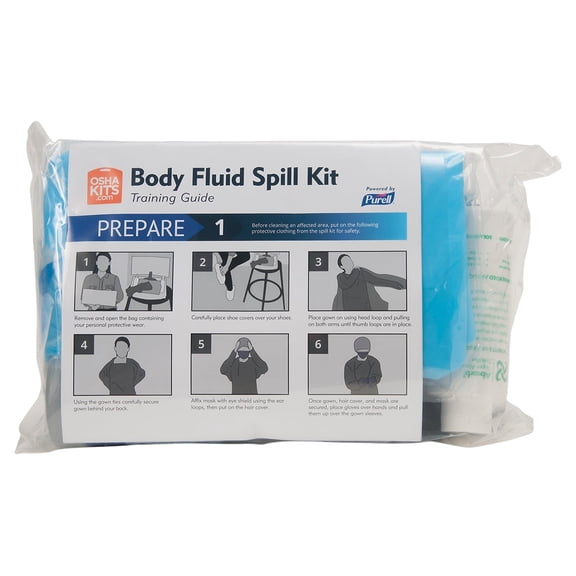 PURELL Body Fluid Spill Kit Clam Shell Case 3841-16-RFL