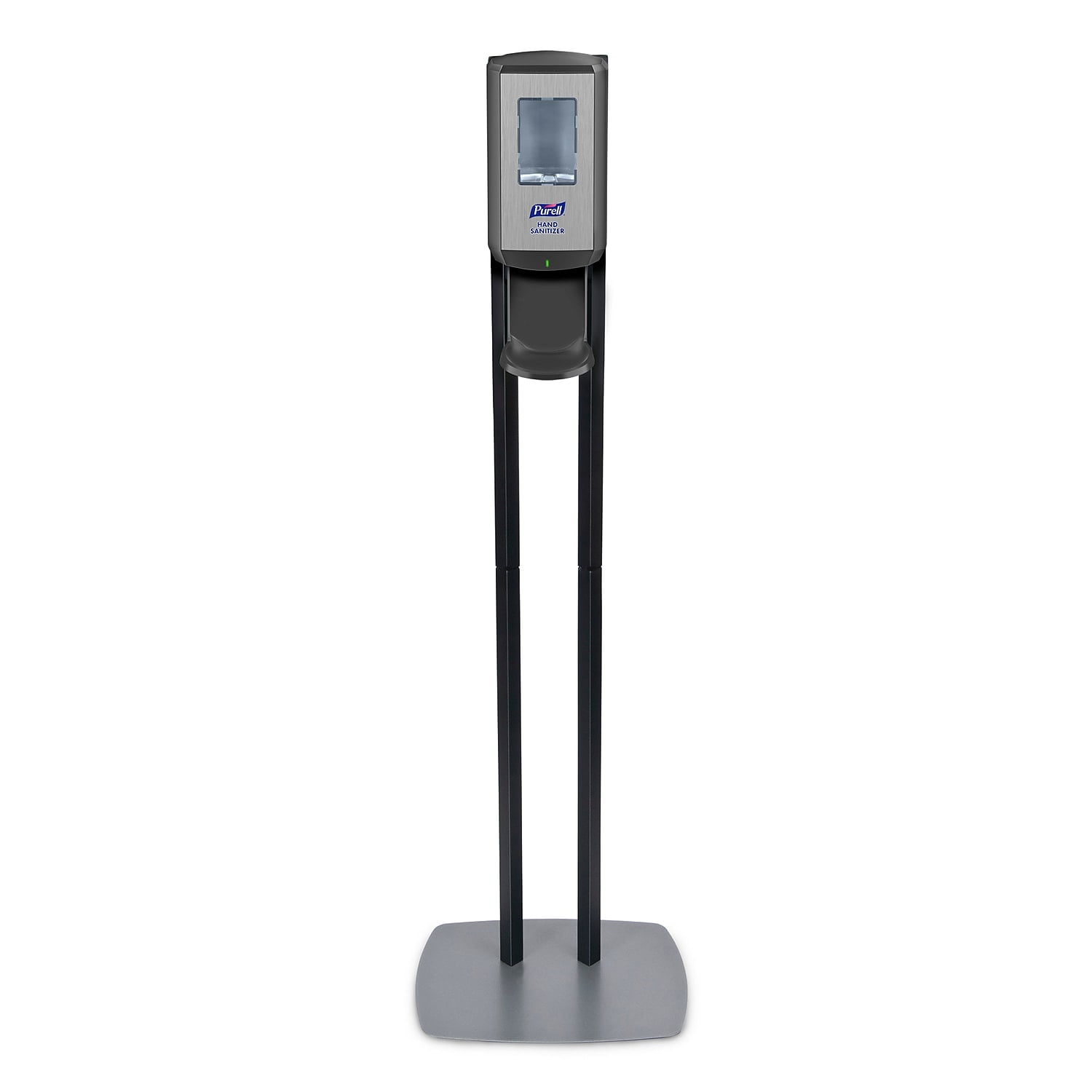 PURELL CS 6 Automatic Floor Stand Hand Sanitizer Dispenser Black/Chrome (7416-DS)