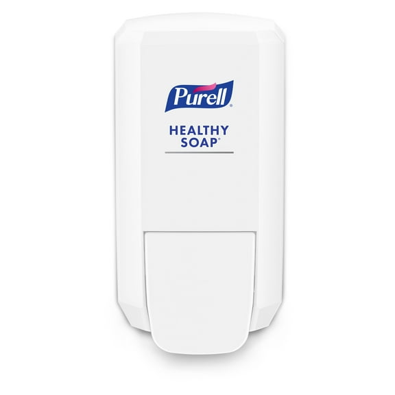 PURELL CS2 Manual Hand Sanitizer Dispenser Manual - 1.06 quart Capacity - Durable, Wall Mountable, Compact - White - 1Each