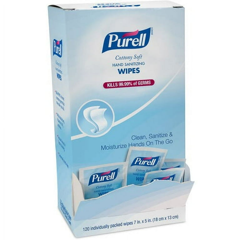PURELL Cottony Soft Sanitizing Wipes - 5 PURELL Cottony Soft Sanitizing Wipes - 5