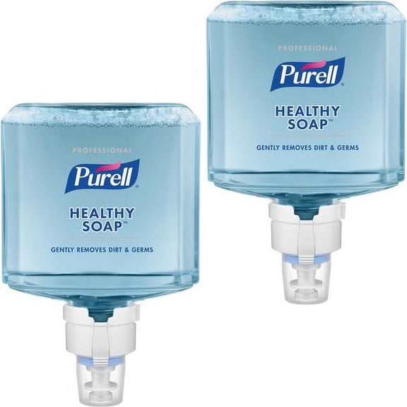 PURELL ES8 Professional Fresh Scent Foam HEALTHY SOAP Fresh Scent - 40.6 fl oz (1200 mL) - Dirt Remover, Kill Germs - Hand - Blue - Dye-free, Pleasant Scent, Bio-based, Phthalate-free, Paraben-free,