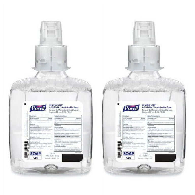 Antimicrobial Foam Handwash, Fragrance-Free, 1,200 mL, 2/Carton Antimicrobial Foam Handwash, Fragrance-Free, 1,200 mL, 2/Carton