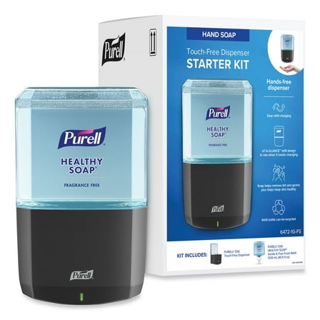 PURELL HEALTHY SOAP Gentle and Free Foam ES6 Starter Kit, 1,200 mL, Graphite