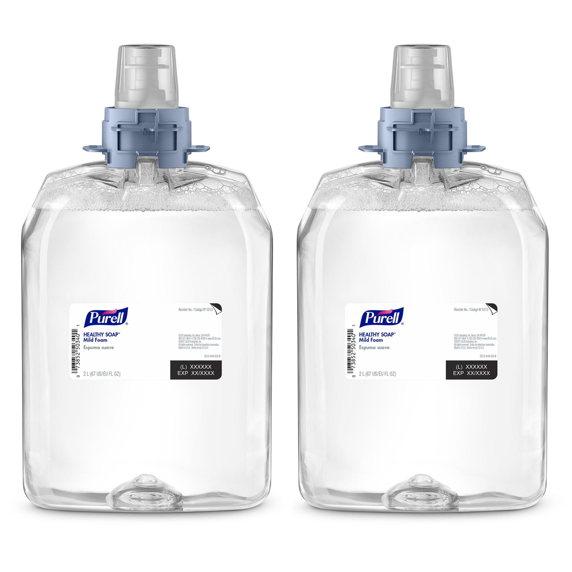 GOJO Green Certified Foam Hand Cleaner - 2 Pack 2000mL Refills For Push-Style Dispensers