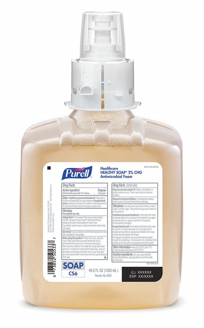 PURELL® Healthcare HEALTHY SOAP Foam 42.3 fl oz (1250 mL) Kill