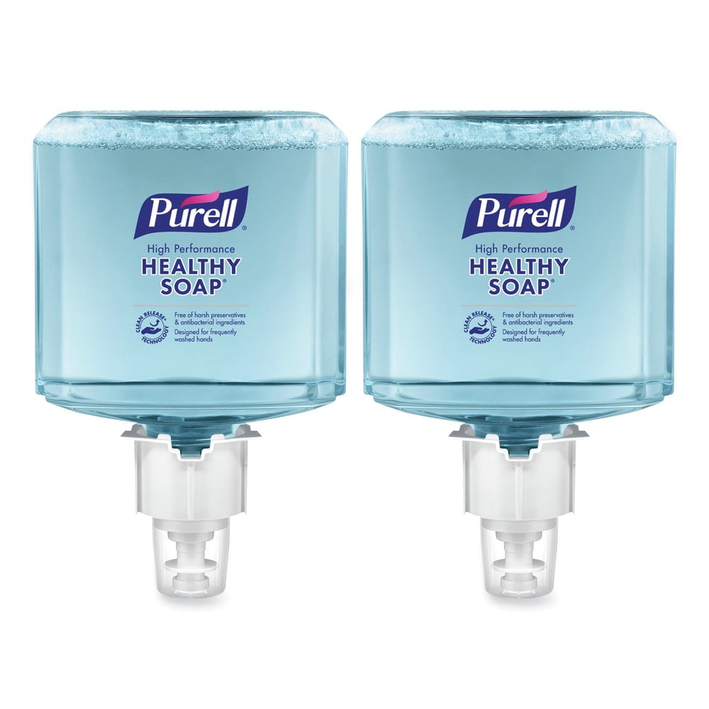 PURELL 5085-02 CLEAN RELEASE Technology (CRT) HEALTHY SOAP 1,200 mL High Performance Foam For ES4 Dispensers - Fragrance-Free (2/Carton)