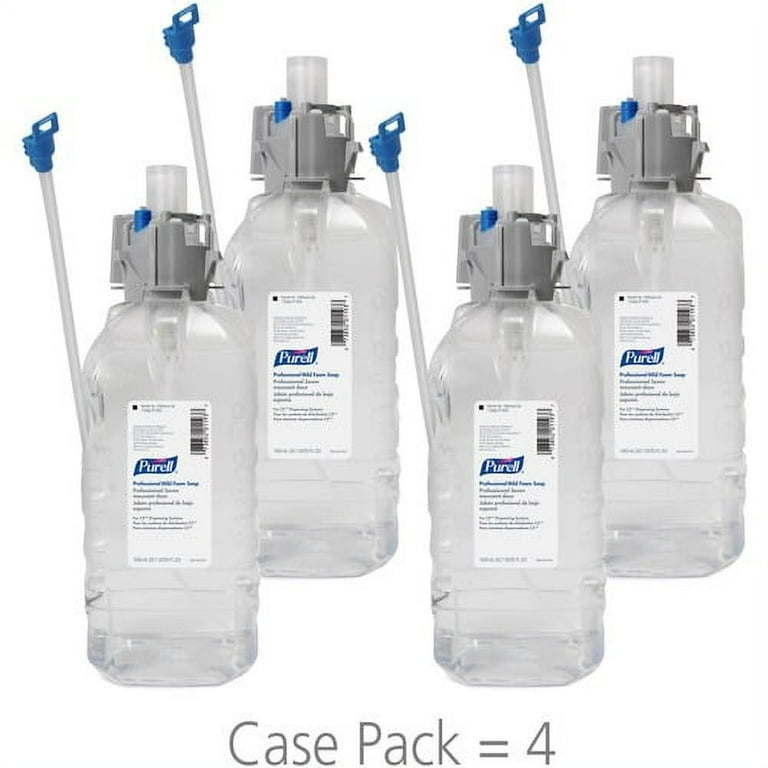 PURELL Professional Mild Foam Soap Refill - 50.7 fl oz (1500 mL) - Hand - Clear - Fragrance-free, Dye-free, Paraben-free, Phthalate-free - 4 / Carton PURELL Professional Mild Foam Soap Refill - 50.7 fl oz (1500 mL) - Hand - Clear - Fragrance-free, Dye-free, Paraben-free, Phthalate-free - 4 / Carton