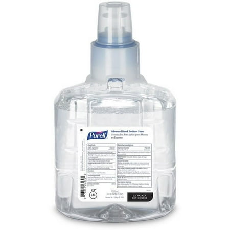 PURELL® Sanitizing Foam Refill - Clean Scent - 40.6 fl oz (1200 mL) - Kill Germs - Skin, Hand - Chemical-free - 1 Each | Bundle of 10 Each