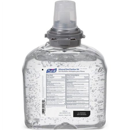 PURELL® Sanitizing Gel Refill - 40.6 fl oz (1200 mL) - Kill Germs - Hand, Skin - Clear - 1 Each | Bundle of 10 Each