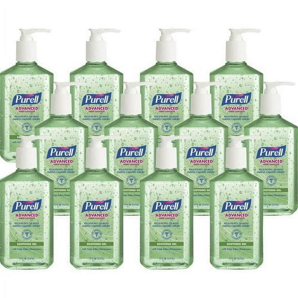 PURELL Hand Sanitizer Gel - Fragrance-free Scent - 12 fl oz (354.9 mL) - Pump Bottle Dispenser - Kill Germs - Clear - 12 / Carton PURELL Hand Sanitizer Gel - Fragrance-free Scent - 12 fl oz (354.9 mL) - Pump Bottle Dispenser - Kill Germs - Clear - 12 / Carton