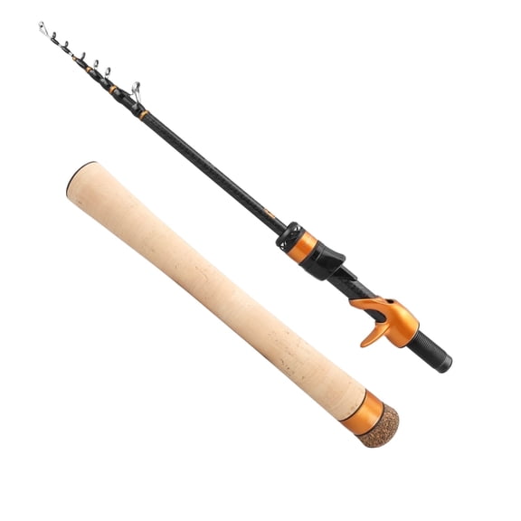 PURELURE Telescopic Rod Casting 6ft Detachable Handle Fuji O-Ring