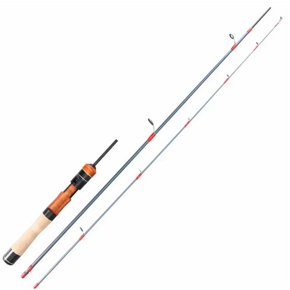 PURELURE Bait Finesse System UL Spinning Casting Fishing Rod Carbon Fiber 3 Pieces 1.40-1.53m 1-7g for Trout Fishing