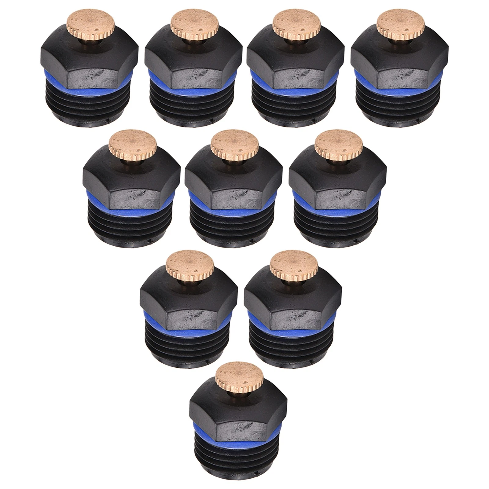 PURELY- 10Pack Garden Misting Lawn Irrigation Sprinkler Head Nozzle 360° Spraying L