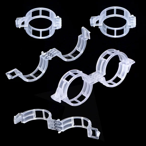 PURELY- 120 Pcs Plastic Plant Support Clips For Trellis Tomato Vine Stem Garden Use