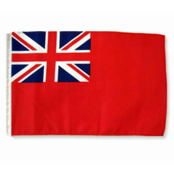 PURELY- 12X18 12"X18" British Red Ensign Sleeve Flag Boat Car Garden 100D