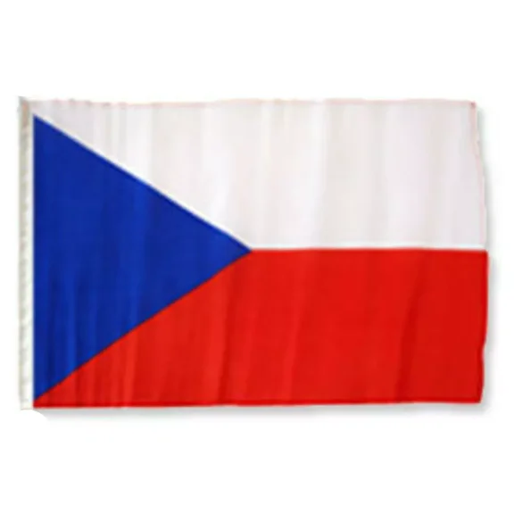 PURELY- 12X18 12"X18" Czech Republic Sleeve Flag Boat Car Garden 100D