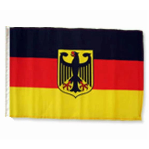 PURELY- 12X18 12"X18" Germany German Eagle Sleeve Flag Boat Car Garden 100D