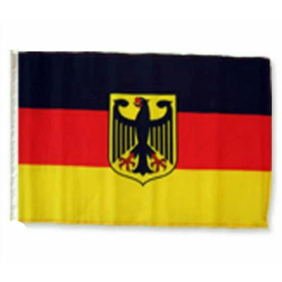PURELY- 12X18 12"X18" Germany German Eagle Sleeve Flag Boat Car Garden 100D