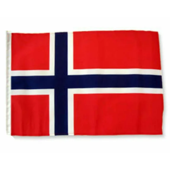PURELY- 12X18 12"X18" Norway Sleeve Flag Boat Car Garden 100D