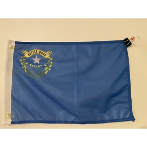 PURELY- 12X18 12"X18" State Of Nevada Polyester Flag Boat Car Garden 3 Grommets Z5
