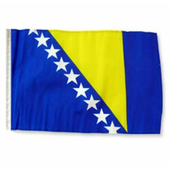PURELY- 12X18 Inch 12"X18" Bosnia And Herzogovina Sleeve Flag Boat Car Garden