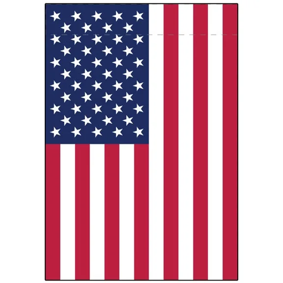 PURELY- 12X18 Inch Garden Flag American Banner Sign - Usa F, Sleeve