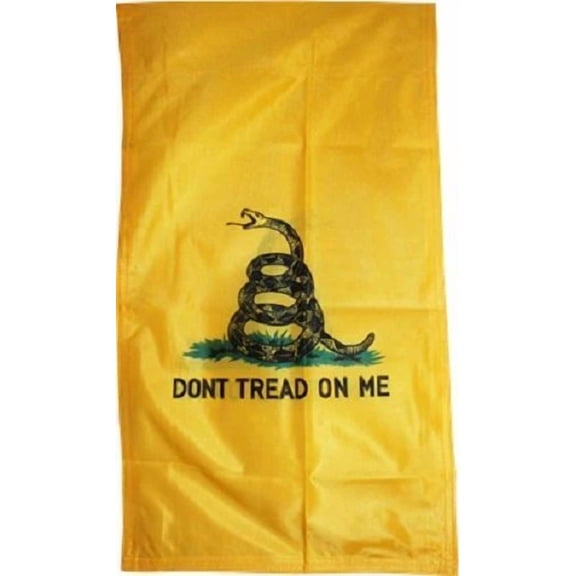 PURELY- 12X18 Trump 2024 Gadsden Culpeper Double Sided Nylon Sleeve Garden Flag