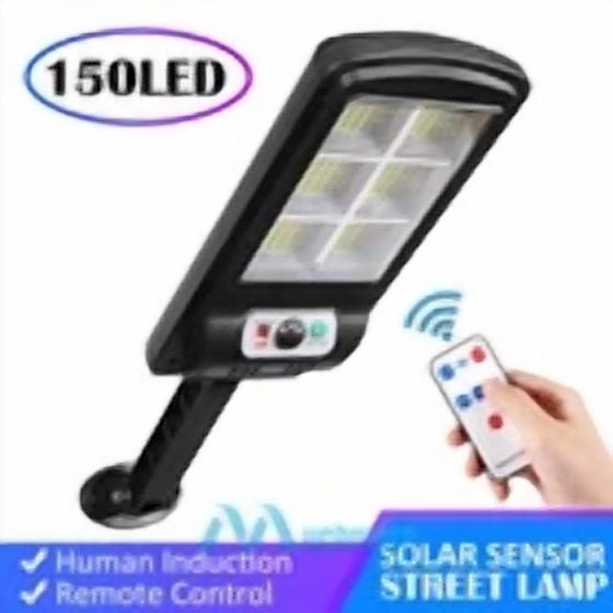 PURELY- 150/213/216/225Led Solar Street Light Pir Sensor Dust-To-Dawn Wall Light 3 Modes