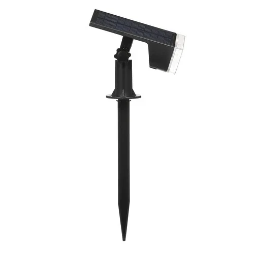 PURELY- 2-Pack Solar Powered Landscape Spotlights For Garden Patio Yard Fence