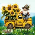 thumbnail image 1 of PURELY- 2D Flat Acrylic Bee Gnome Garden Stake, 11.8" X 7.9", 1 of 6