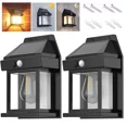 thumbnail image 1 of PURELY- 2Pack Led Solar Power Lights Pir Motionsensor Outdoor Garden Security Walllamp, 1 of 6
