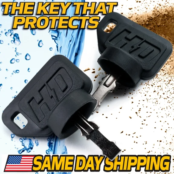 PURELY- (2Pk) Starter Ignition Switch Key Fits Husqvarna Cz & Cth Series Garden Tractor