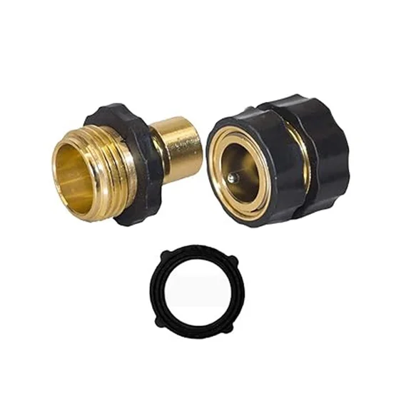 PURELY- 3/4" Garden Hose Thread (Ght) Male To Female Garden Hose Fitting Quick Connector