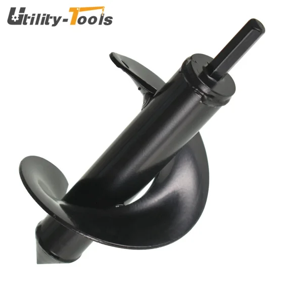 PURELY- 3 In 7 In Auger Drill Bit Garden Plant Flower Bulb Rapid Planter Spiral