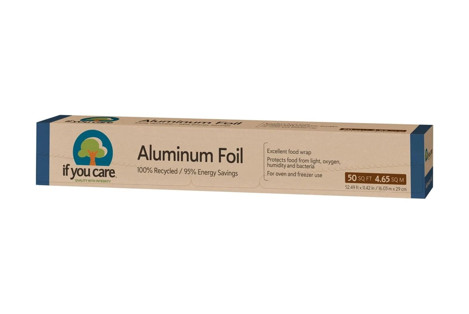 PURELY- 50 Sq Ft Aluminum Food Wrap Pack Of 1 Eco Friendly Recyclable Foil
