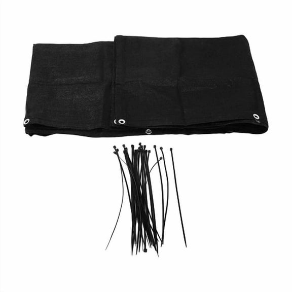 PURELY- 9.84X2.95Ft Balcony Privacy Screen Cover Garden Patio Windscreen Mesh Shade Net