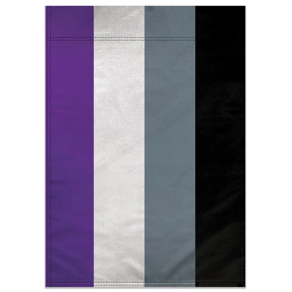 PURELY- Asexual Garden Flag 12X18In Cute Novelty Yard Flag Lgbt Pride Flag