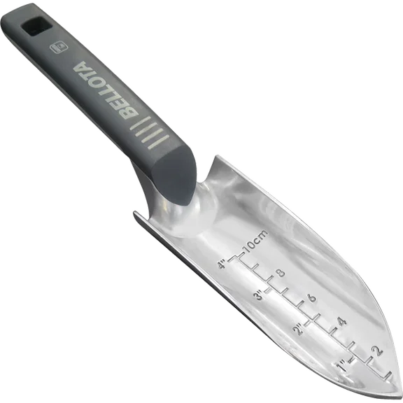 PURELY- Bellota Narrow Aluminum Hand Trowel W/ Ergonomic Short Handle Gardening Tool