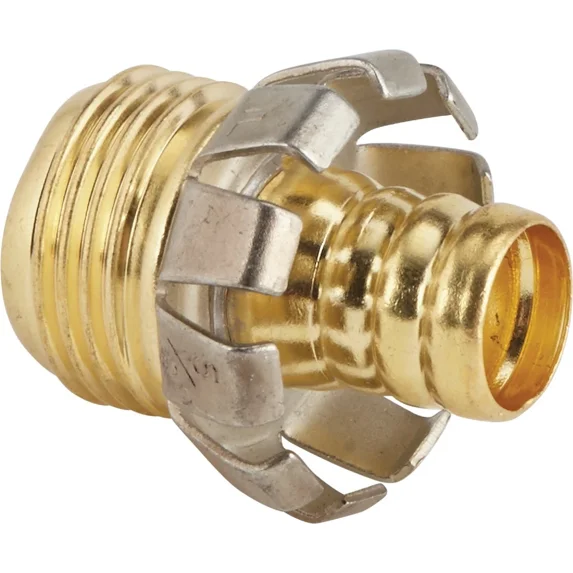 PURELY- Best Garden 5/8 In. Male Brass Hose Coupling Mender Gb-004 Best Garden Gb-004
