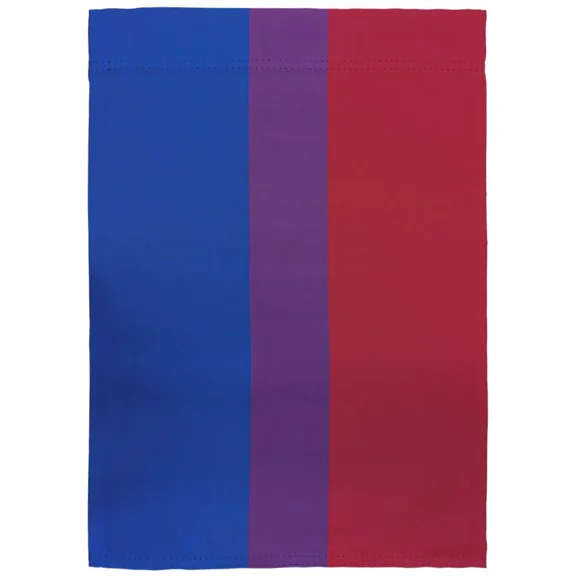 PURELY- Bisexual Garden Flag 12X18In Cute Novelty Yard Flag Lgbt Pride Flag